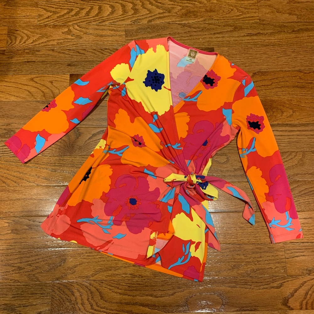 HOST PICK🥳 Anne Klein Faux Wrap Top XS NWOT